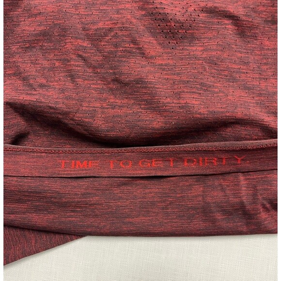 Lululemon (L) Metal Vent Tech Long Sleeve Shirt Active Gym Training Red Workout - Picture 12 of 13